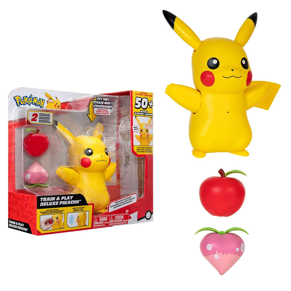 Bandai – Pokémon – Pikachu Deluxe interactif et ses accessoires – Jouet Pokémon avec Lumières Sons et Mouvements – Image 5