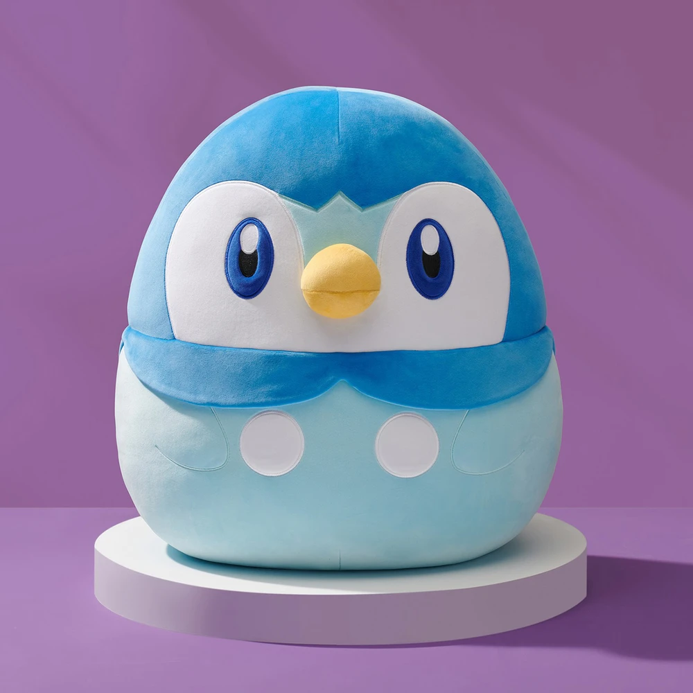 Pokémon - Peluche Squishmallows 50 cm - Tiplouf (Piplup) – Image 4