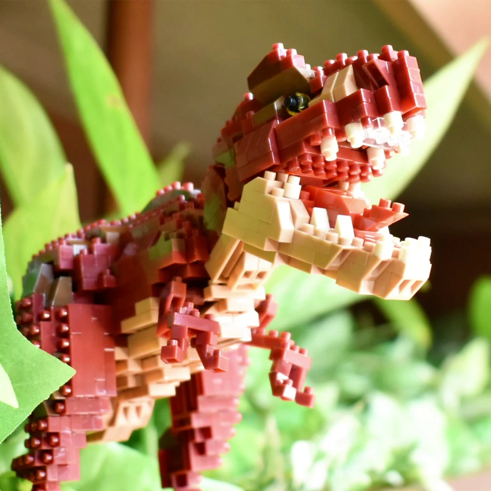 Nanoblock - Figurine Dinosaure - Tyrannosaurus Rex Deluxe - Figurine en Briques 850 pcs – Image 5