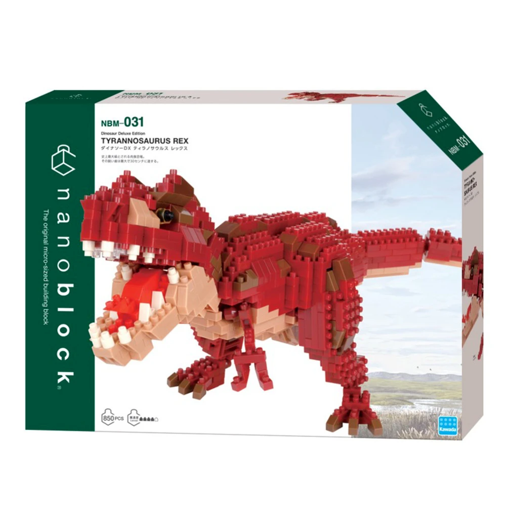 Nanoblock - Figurine Dinosaure - Tyrannosaurus Rex Deluxe - Figurine en Briques 850 pcs – Image 6