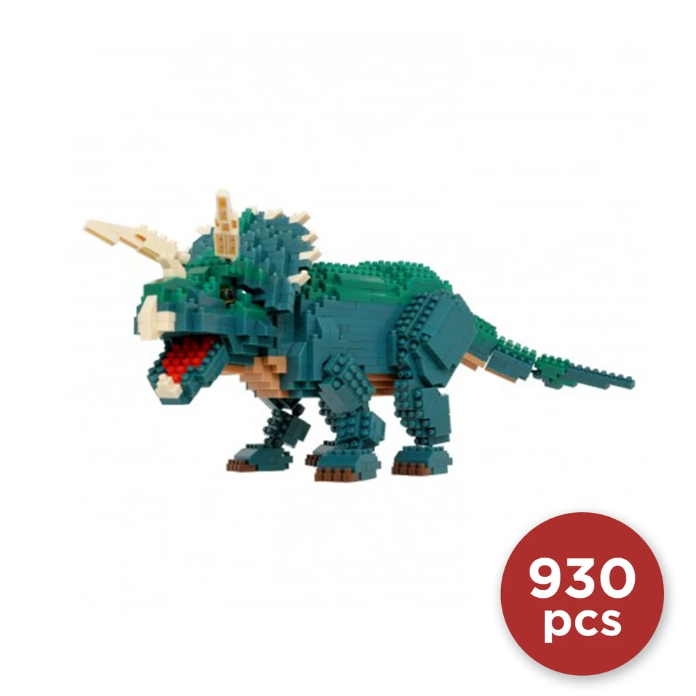 Nanoblock - Figurine Dinosaure - Triceratops Deluxe - Figurine en Briques 930 pcs – Image 2