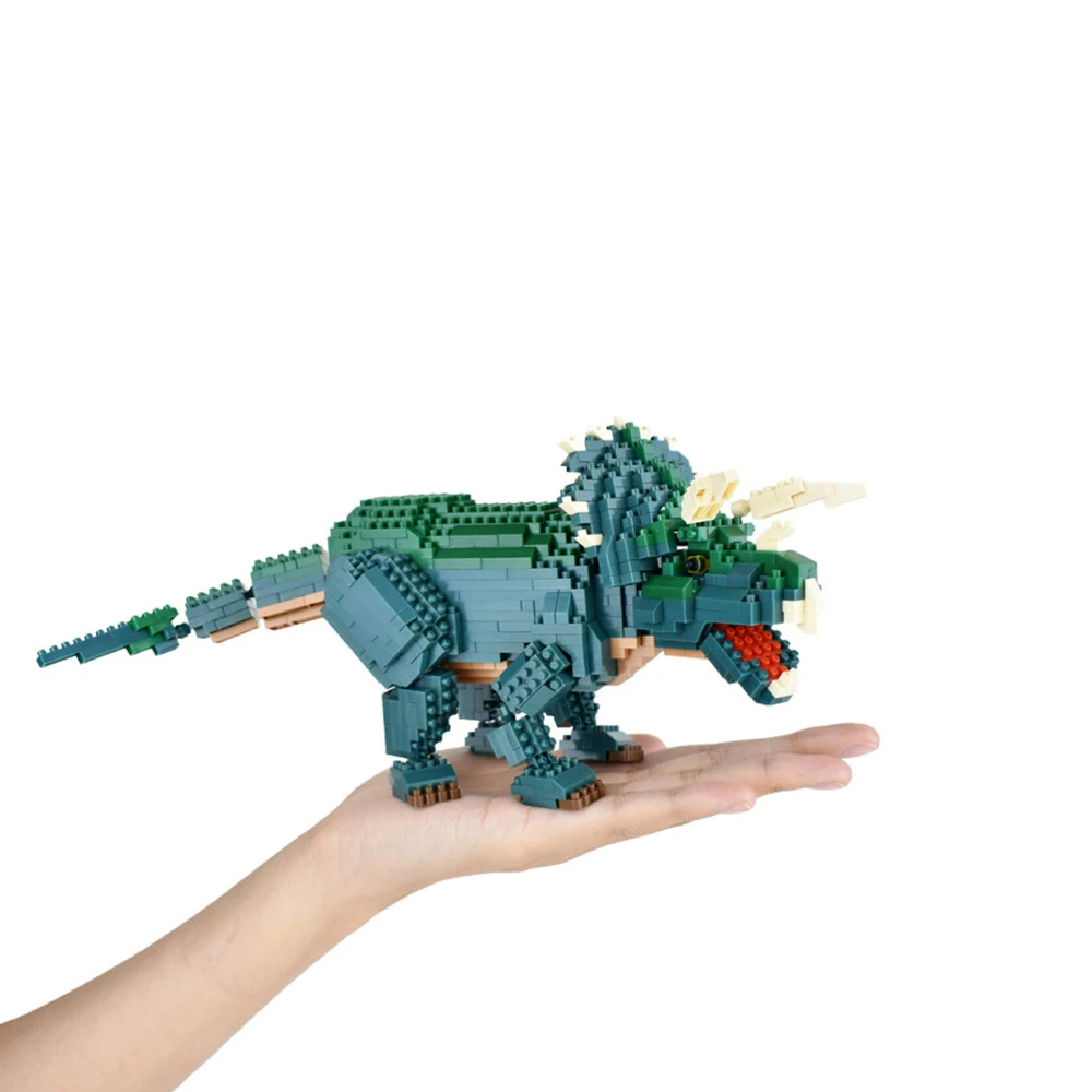 Nanoblock - Figurine Dinosaure - Triceratops Deluxe - Figurine en Briques 930 pcs – Image 4