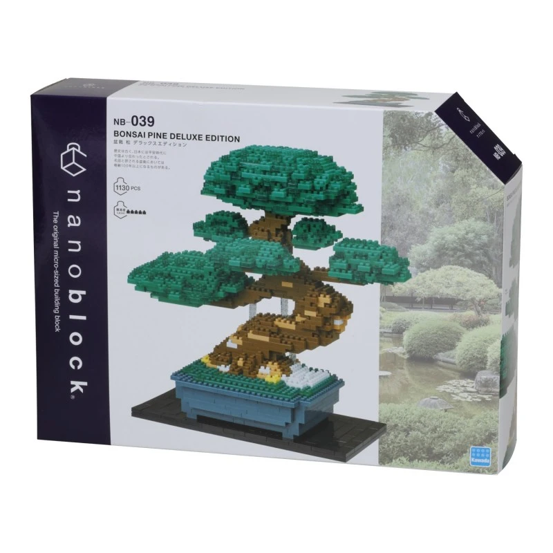 Nanoblock - Bonsai Deluxe - Figurine en briques - Jeu de construction Bonsai 1130 pcs