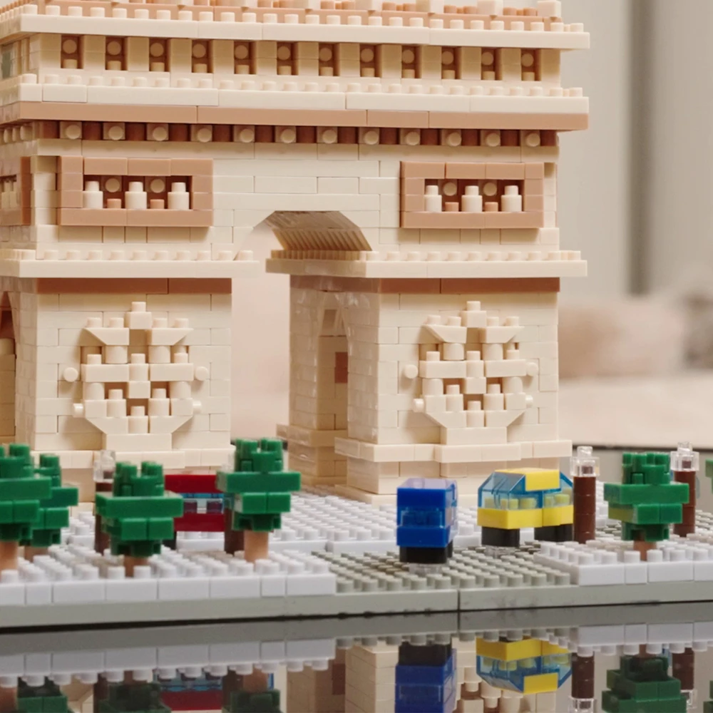 Nanoblock - Arc de Triomphe Deluxe - Mini-Figurine en Briques 1560 pcs