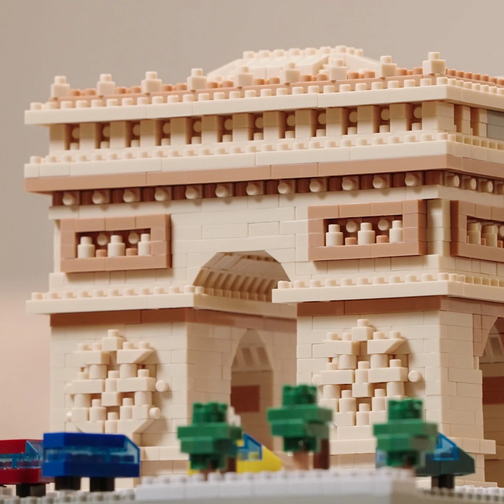 Nanoblock - Arc de Triomphe Deluxe - Mini-Figurine en Briques 1560 pcs – Image 2