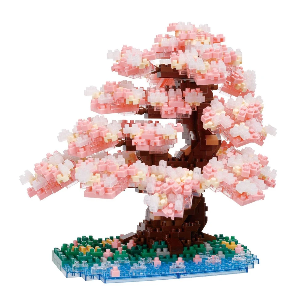 Nanoblock - Cerisier en fleurs Deluxe - Figurine en briques - Jeu de construction Cerisier 990 pcs – Image 2