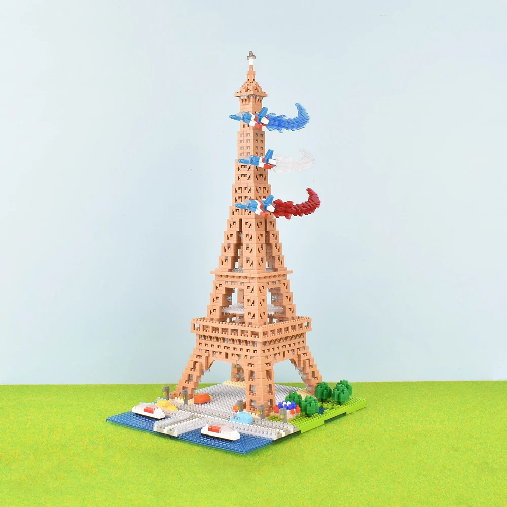 Nanoblock - Tour Eiffel Deluxe - Mini-Figurine en Briques 2500 pcs
