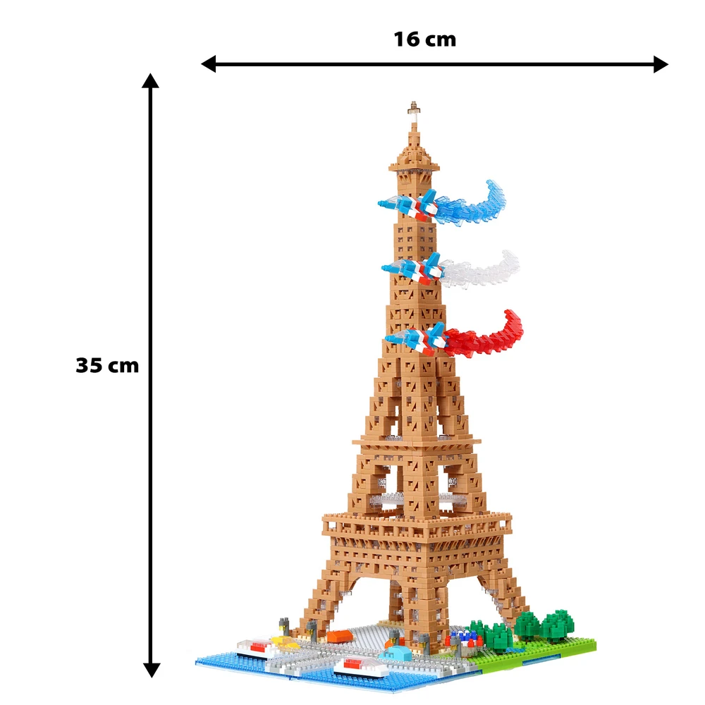 Nanoblock - Tour Eiffel Deluxe - Mini-Figurine en Briques 2500 pcs – Image 3