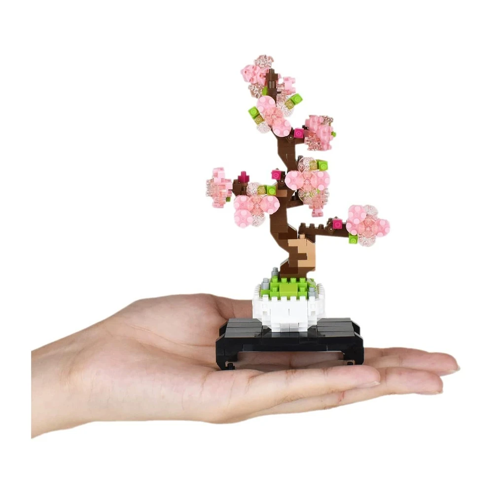 Nanoblock - Bonsai Sakura - Mini figurine briques - Jeu de construction Bonsai 270 pcs – Image 3