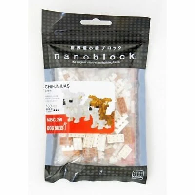 Nanoblock - Figurines Chiens - Chihuahuas - 2 Mini-Figurines en Briques 180 pcs – Image 2