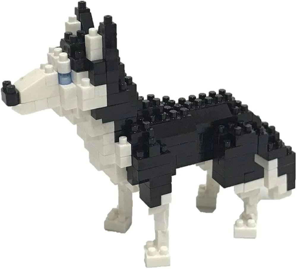 Nanoblock - Figurine Chien - Husky Sibérien - Mini-Figurine en Briques 190 pcs