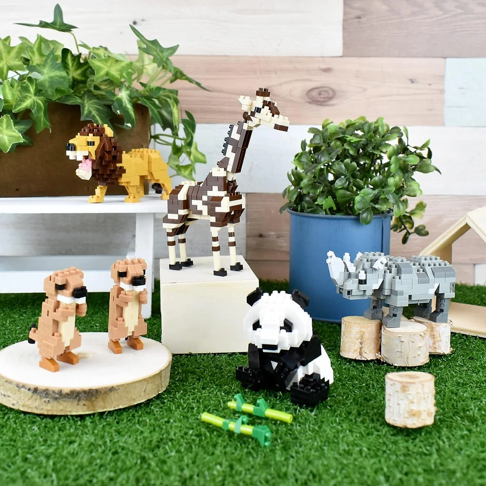 Nanoblock - Panda géant - Mini figurine en briques – Image 3
