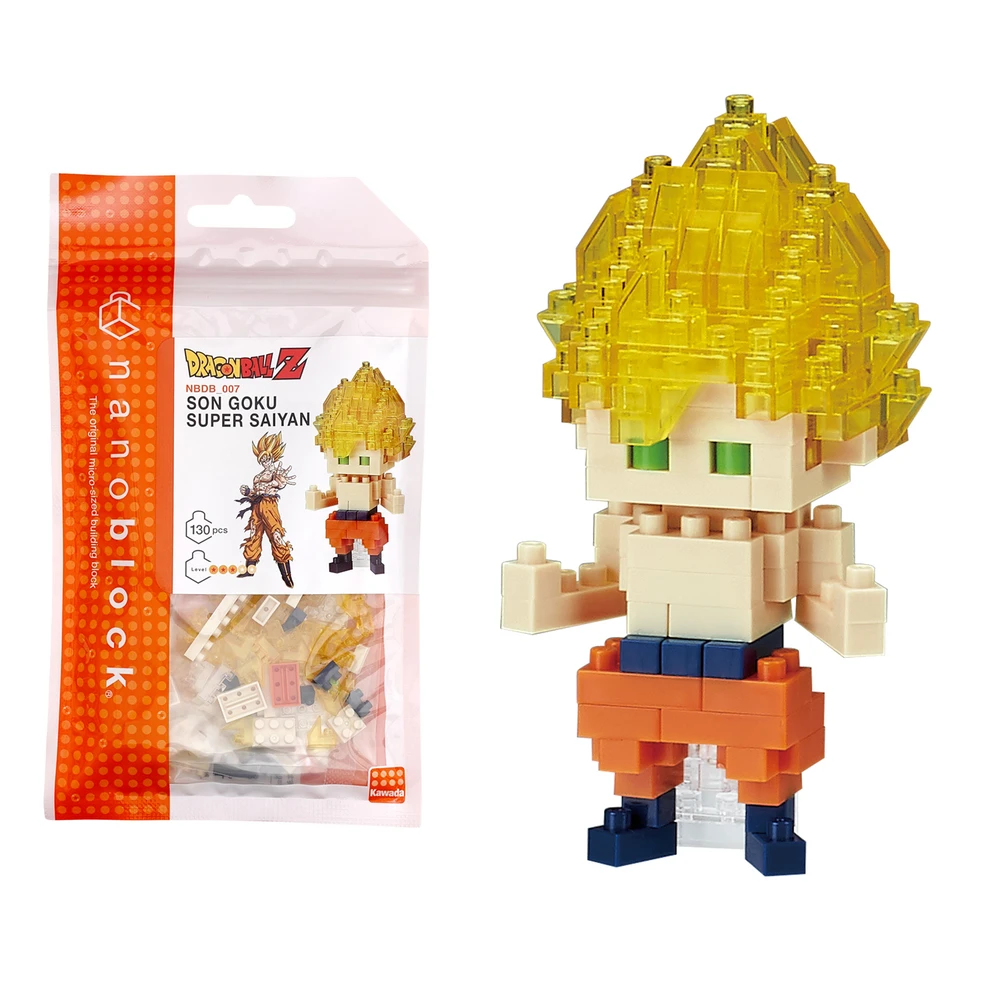 Nanoblock - Son Goku Super Saiyan - Dragon Ball Z - Mini figurine en briques