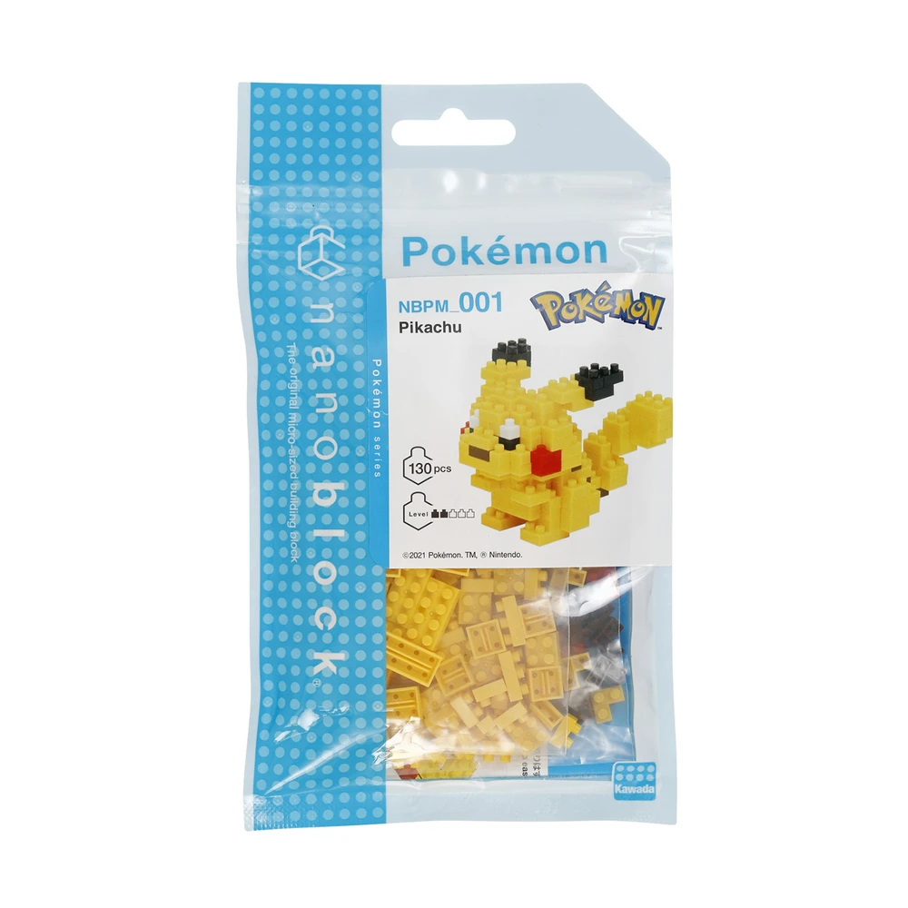 Nanoblock - Pikachu - Pokémon - Mini figurine en briques – Image 6