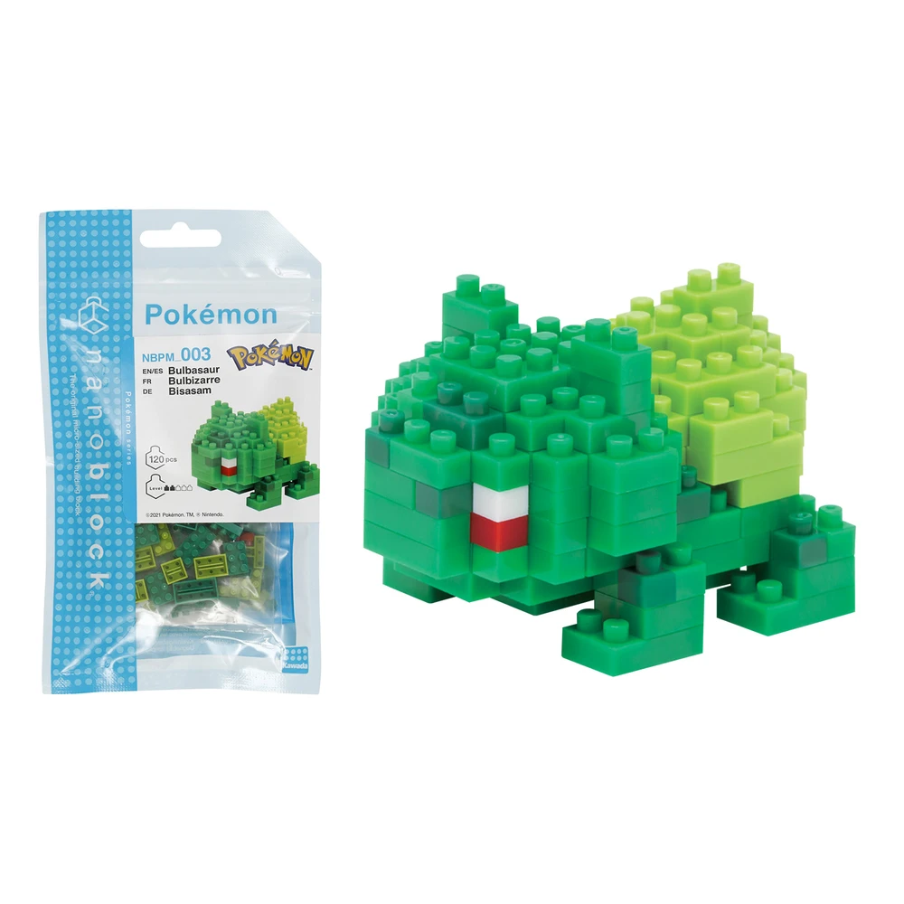 Nanoblock - Bulbizarre - Pokémon - Mini figurine en briques
