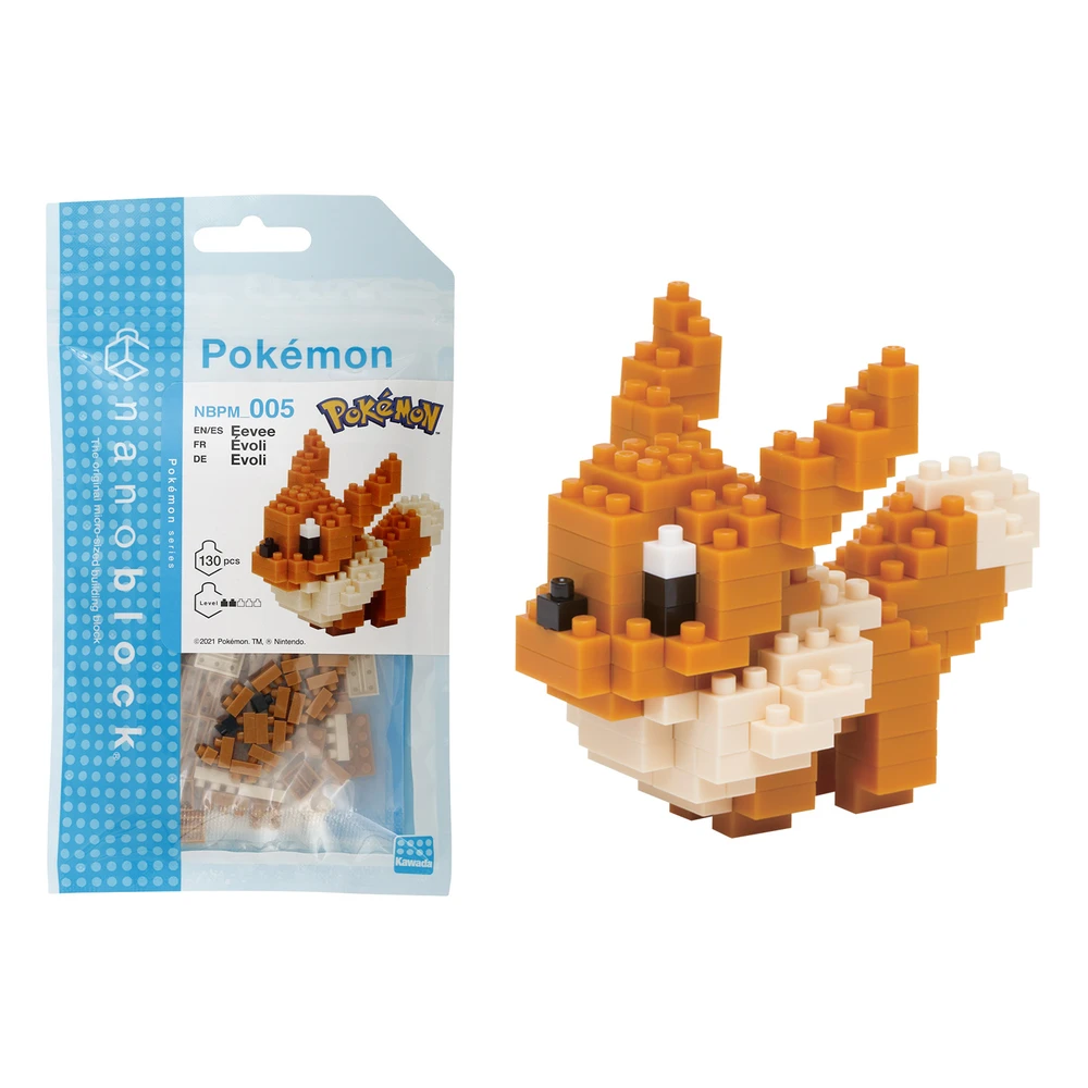 Nanoblock - Evoli - Pokémon - Mini figurine en briques