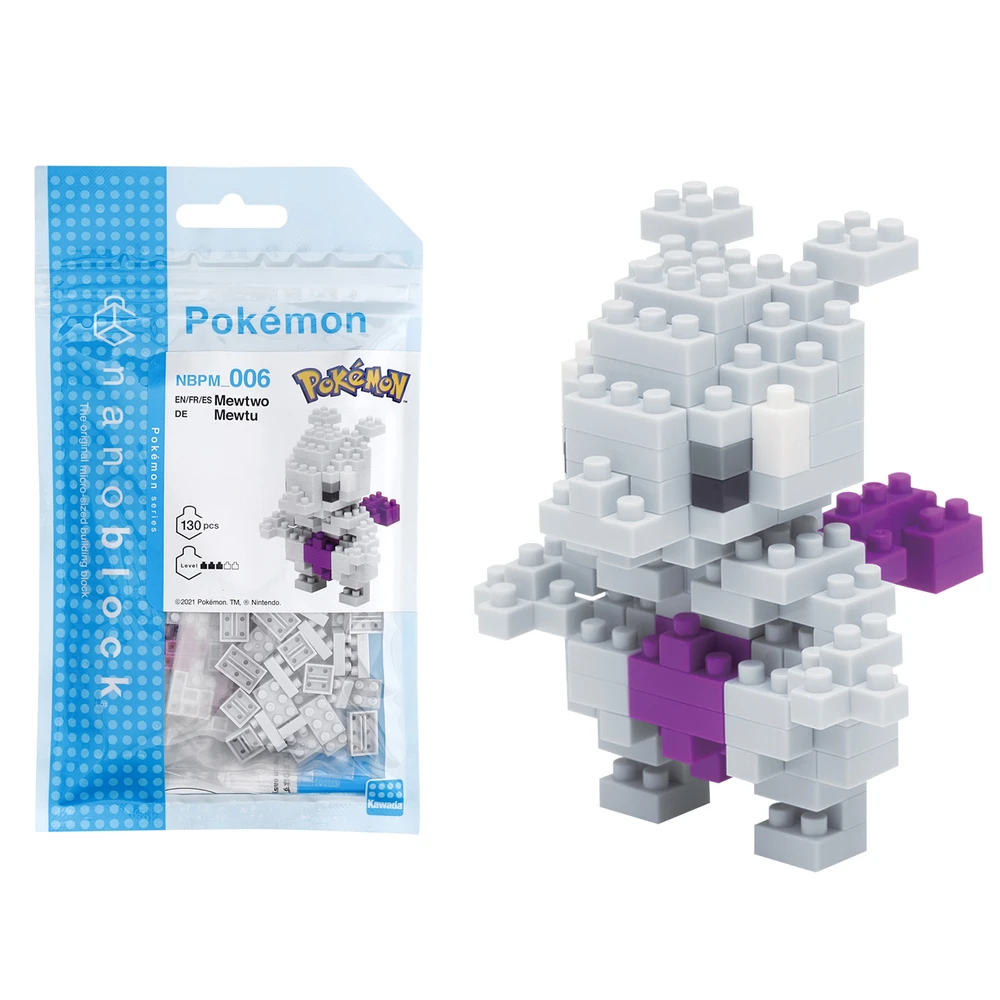 Nanoblock - Mewtwo - Pokémon - Mini figurine en briques