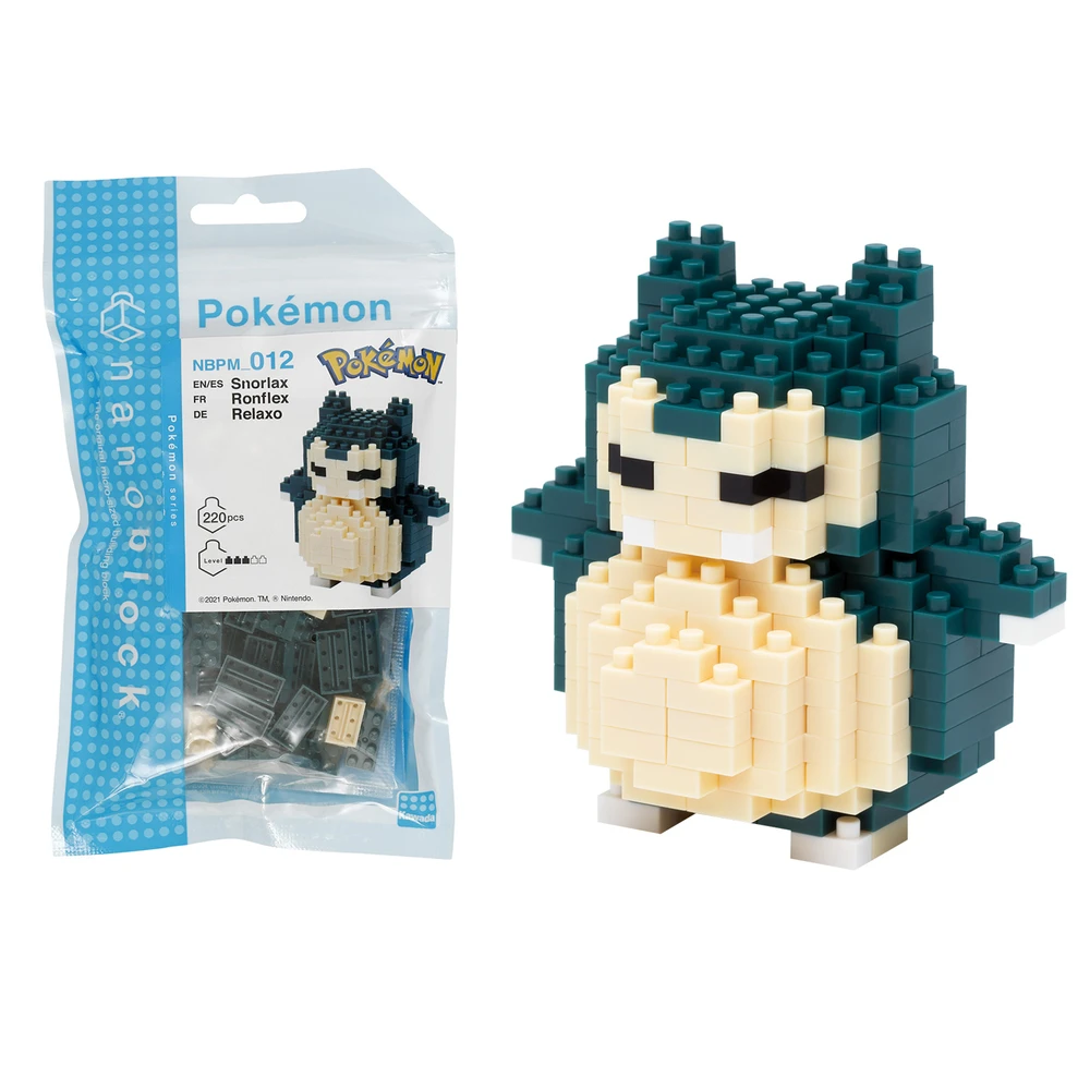 Nanoblock - Ronflex - Pokémon - Mini figurine en briques