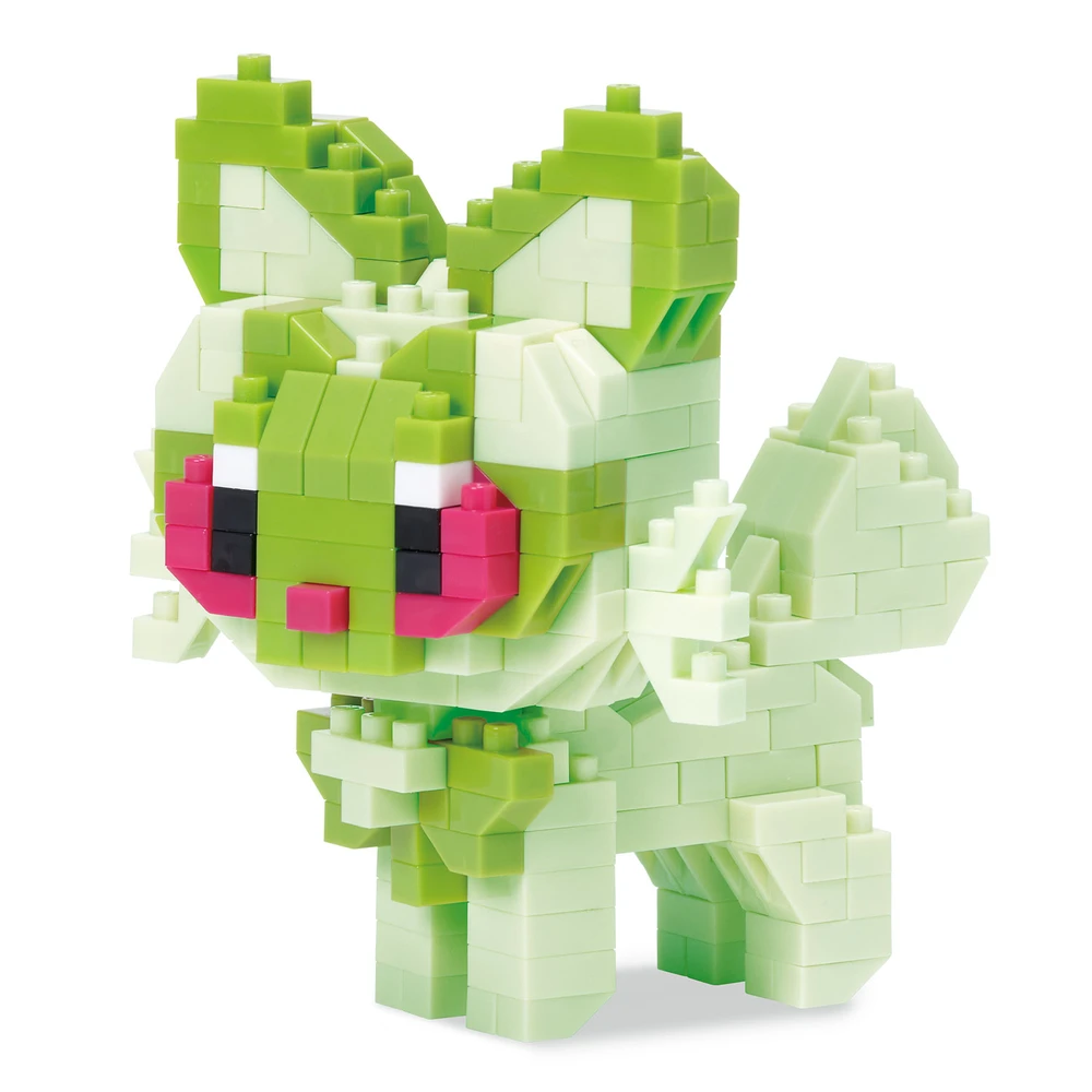 Nanoblock - Poussacha (Sprigatito) - Pokémon - Mini figurine en briques Pokemon