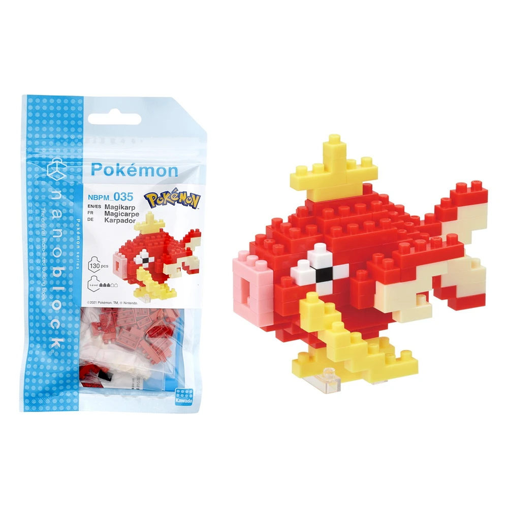 Nanoblock - Magicarpe - Pokémon - Mini figurine en briques