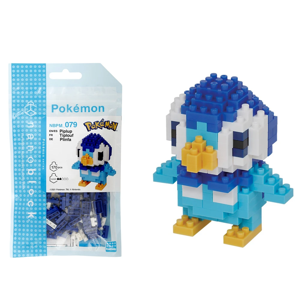 Nanoblock - Tiplouf - Pokémon - Mini figurine en briques