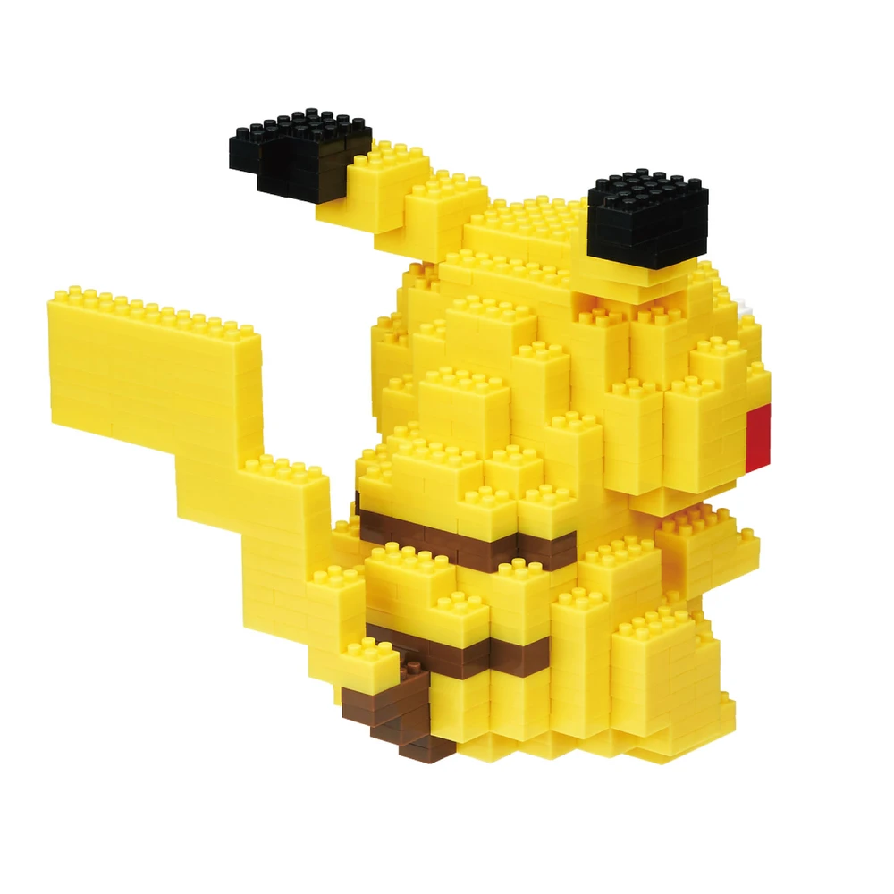 Nanoblock - Pikachu Deluxe - Figurine Pokémon - Figurine Pikachu à construire en mini-briques – Image 3