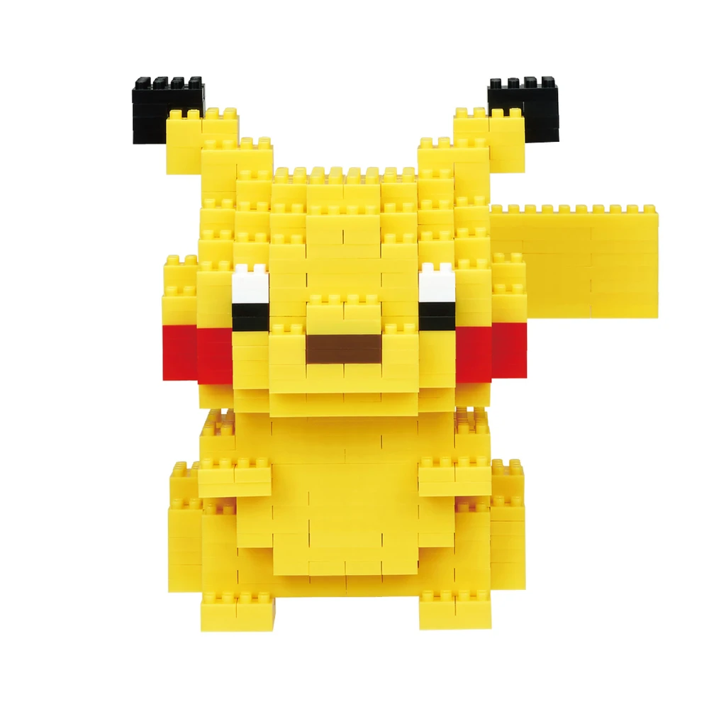 Nanoblock - Pikachu Deluxe - Figurine Pokémon - Figurine Pikachu à construire en mini-briques – Image 4