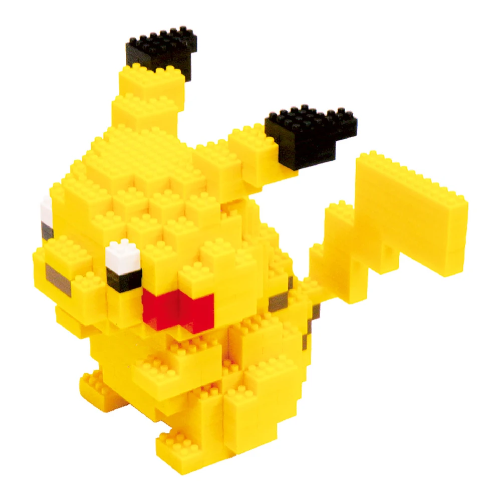 Nanoblock - Pikachu Deluxe - Figurine Pokémon - Figurine Pikachu à construire en mini-briques – Image 7