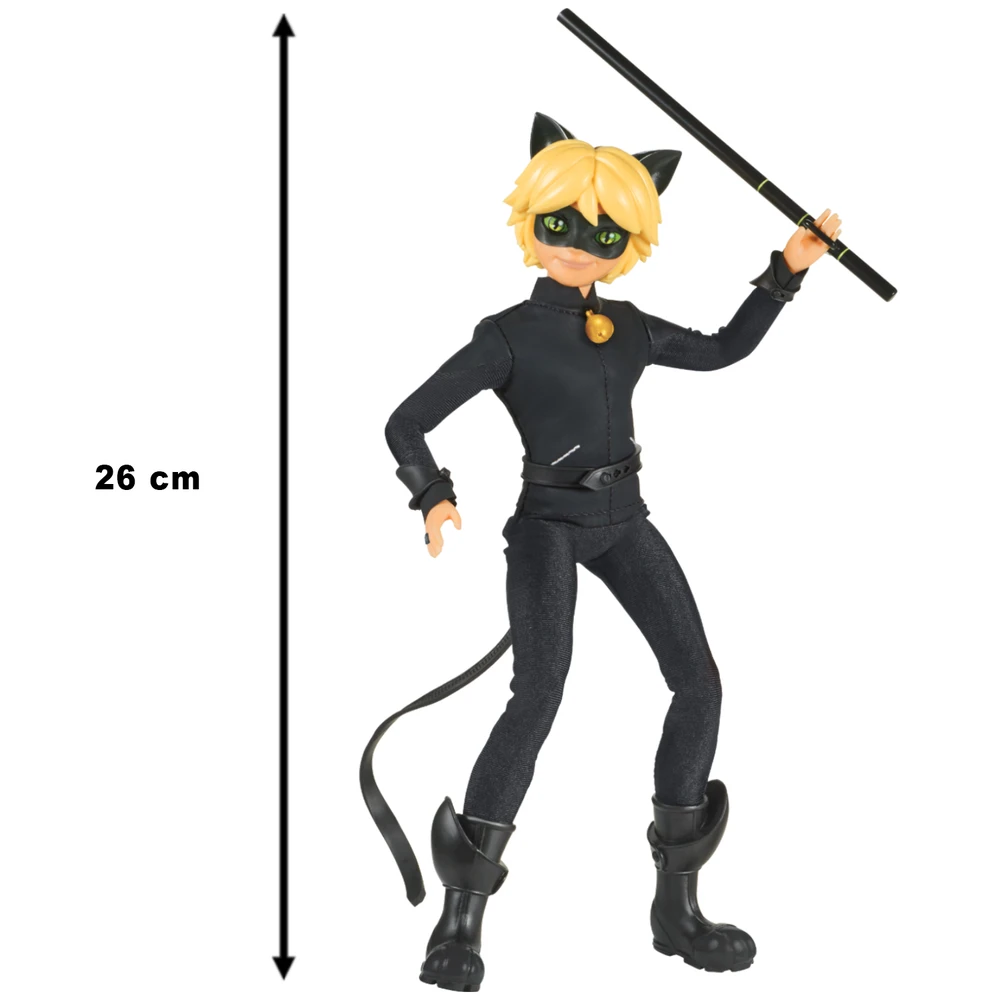 Miraculous Ladybug - Poupée mannequin 26 cm - Chat Noir Miraculous – Image 2
