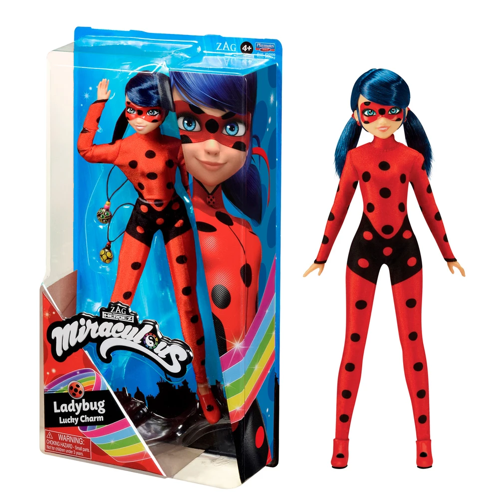 Miraculous - Poupée - Marinette - Ladybug Lucky Charm - Poupée mannequin articulée 26 cm