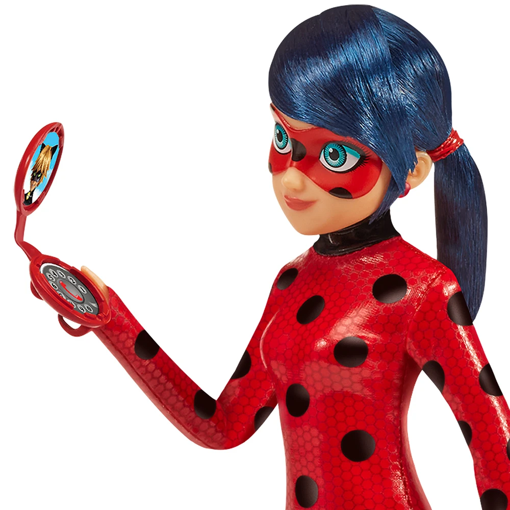 Miraculous Ladybug - Poupée articulée Ladybug - Ladybug avec son yoyo en mode téléphone - Costume effet vinyle – Image 4