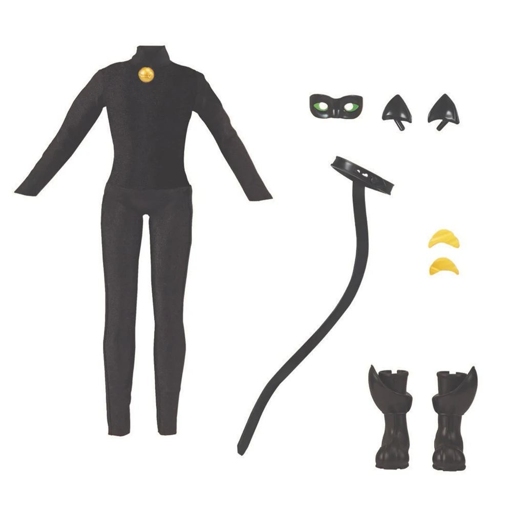 Miraculous - Poupée Miraculous Chat Noir et Adrien - Poupée mannequin 26 cm - 2 Tenues incluses – Image 3