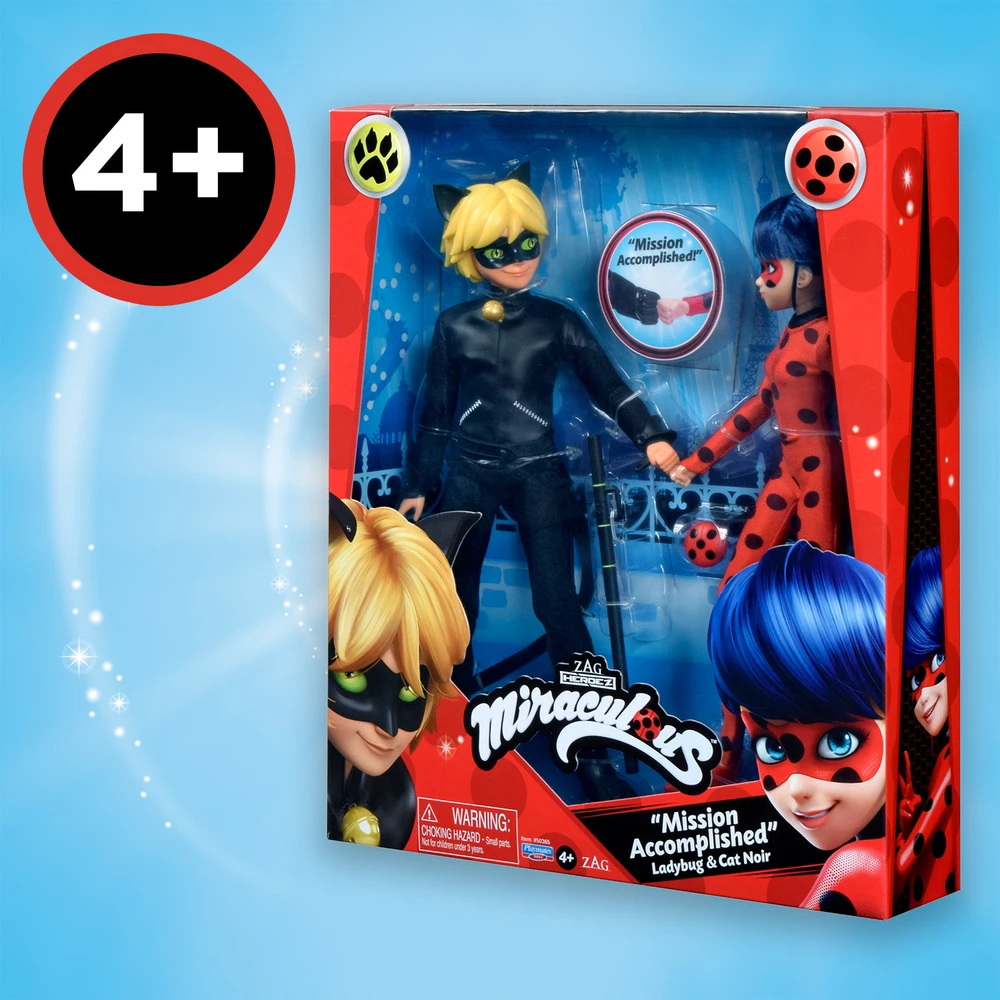 Miraculous Ladybug - Set de Jouet Miraculous - Pack de 2 Poupées Miraculous 26 cm – Image 3