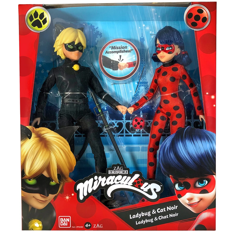 Miraculous Ladybug - Set de Jouet Miraculous - Pack de 2 Poupées Miraculous 26 cm – Image 4
