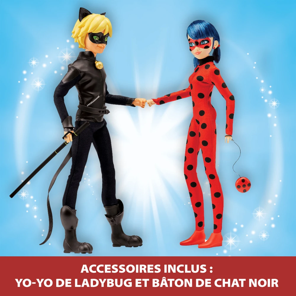 Miraculous Ladybug - Set de Jouet Miraculous - Pack de 2 Poupées Miraculous 26 cm – Image 7