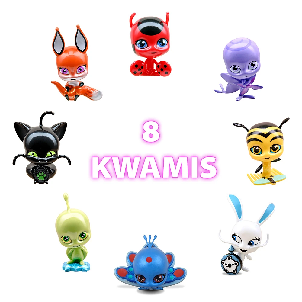Miraculous - Pack de 8 kwamis – Collection de Mini-figurines Miraculous - Coffret 8 Kwamis – Image 3