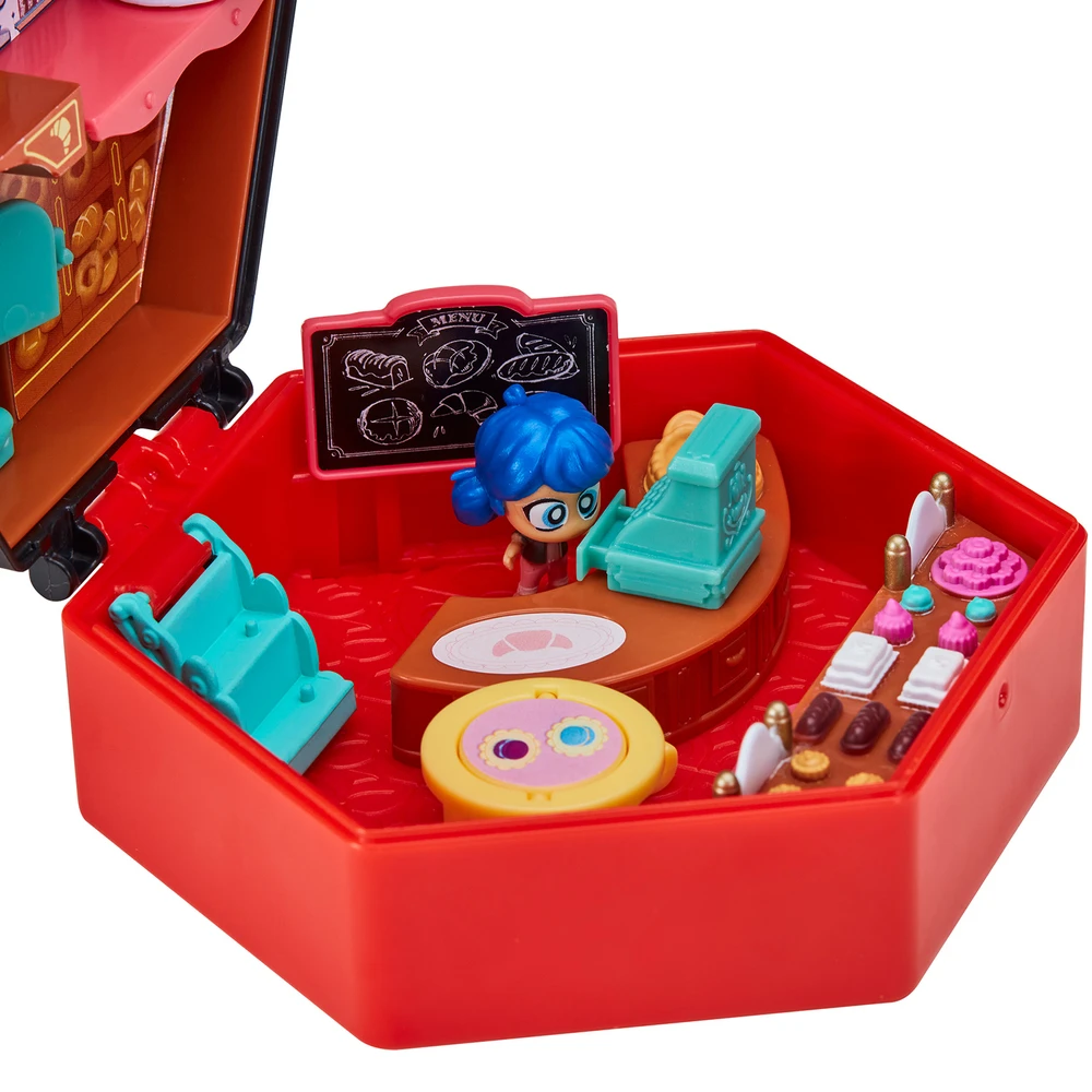 Miraculous Ladybug - Mini univers Chibi Boulangerie - Mini figurines Marinette et Adrien incluses Miraculous – Image 3