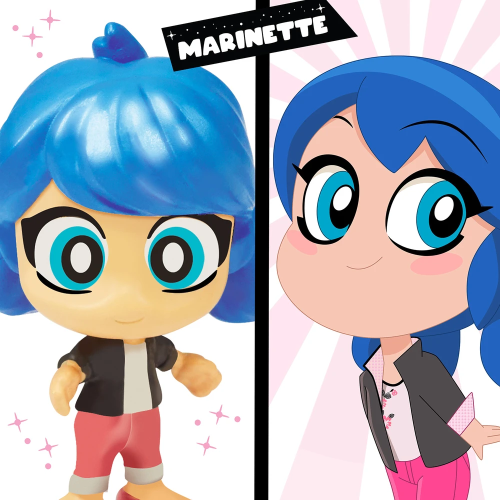 Miraculous Ladybug - Mini univers Chibi Boulangerie - Mini figurines Marinette et Adrien incluses Miraculous – Image 7