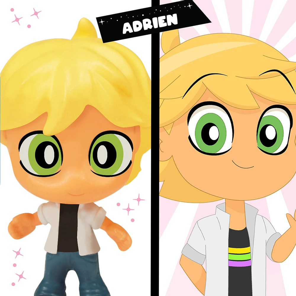 Miraculous Ladybug - Mini univers Chibi Boulangerie - Mini figurines Marinette et Adrien incluses Miraculous – Image 8