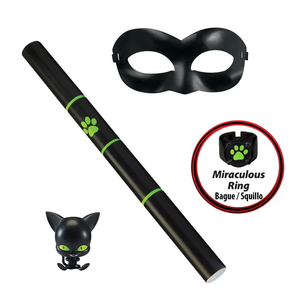 Miraculous - Set de transformation - Déguisement Chat Noir - Accessoires de super-héros Miraculous – Image 6