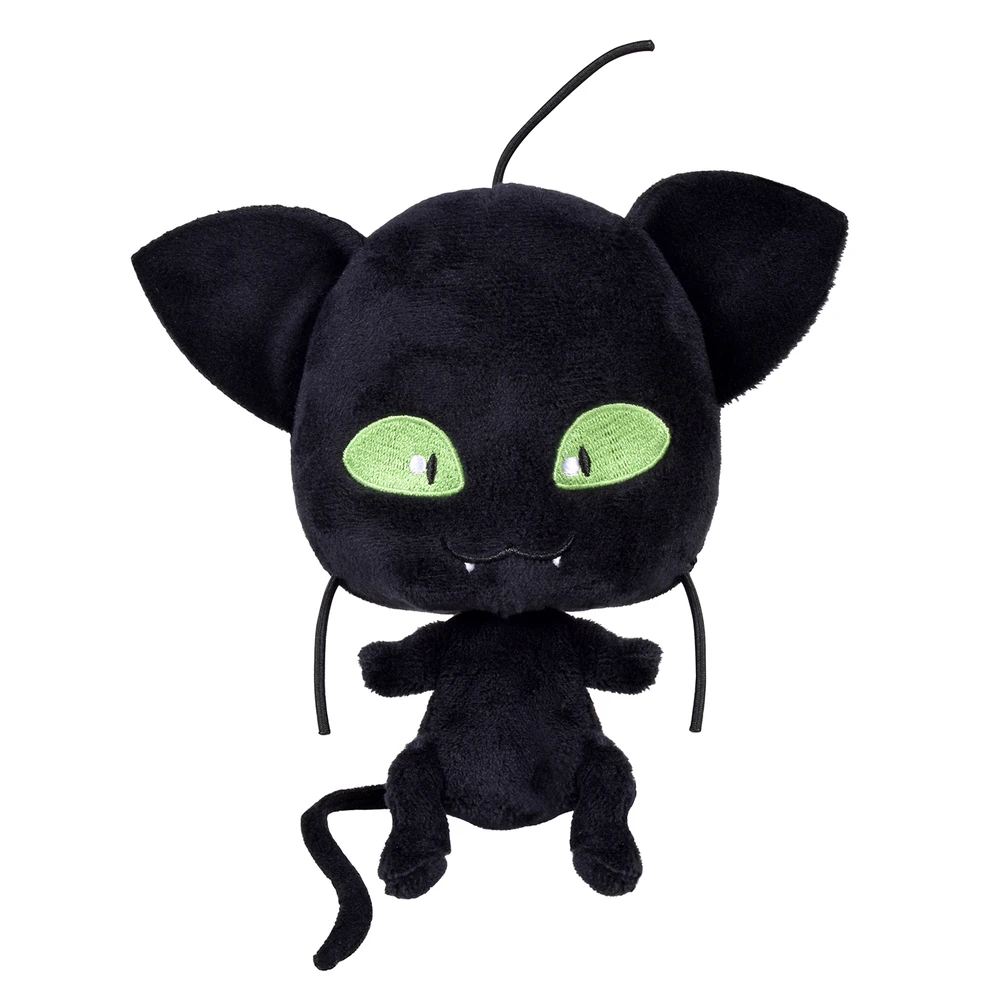 Miraculous Ladybug - Peluche toute douce 15 cm - Plagg Miraculous