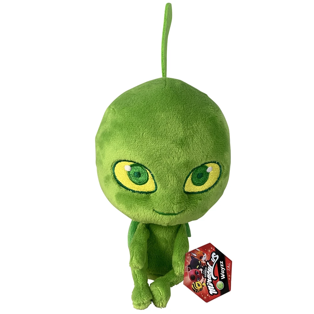Miraculous - Peluche Kwami toute douce 15 cm - Wayzz Miraculous