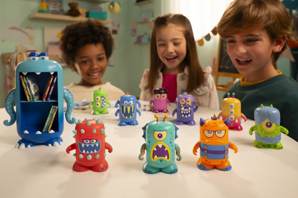 Booksy - Monster Tales - Pack de 2 Figurines et Livres - Mini-figurines monstre avec histoire – Image 7