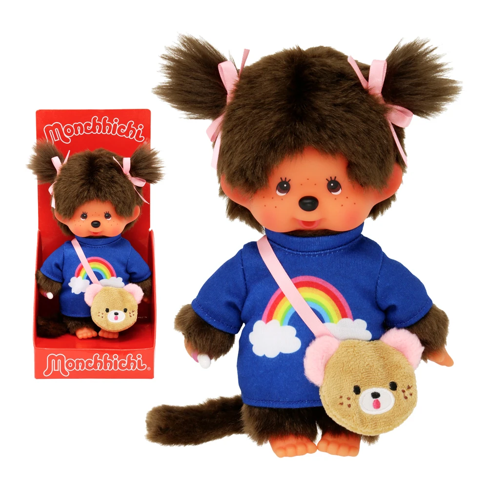 Monchhichi - Peluche Monchhichi kawai bandoulière