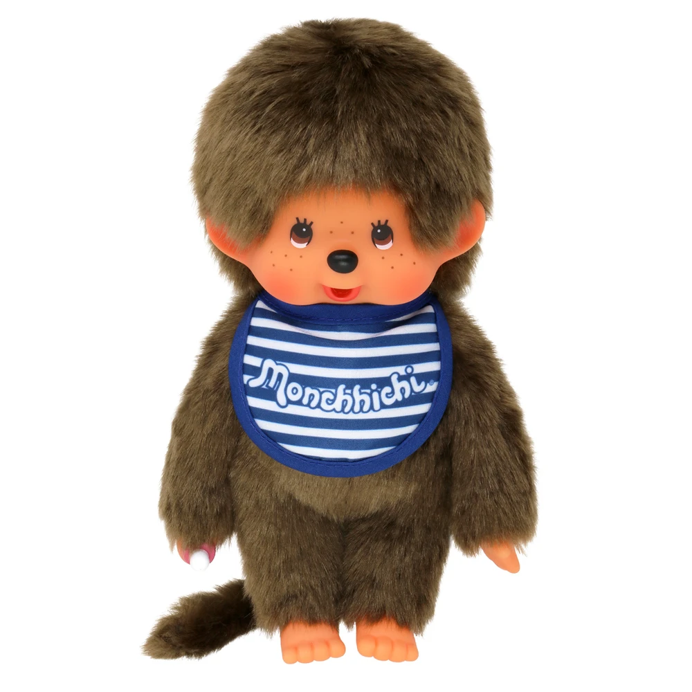 Monchhichi - Peluche Monchhichi Garçon Bavoir Marinière – Image 2