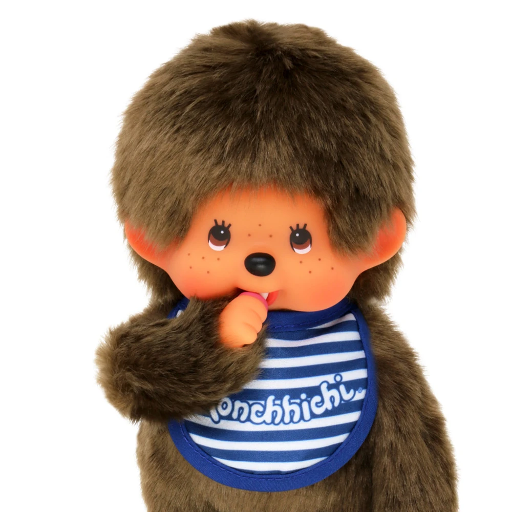 Monchhichi - Peluche Monchhichi Garçon Bavoir Marinière – Image 3