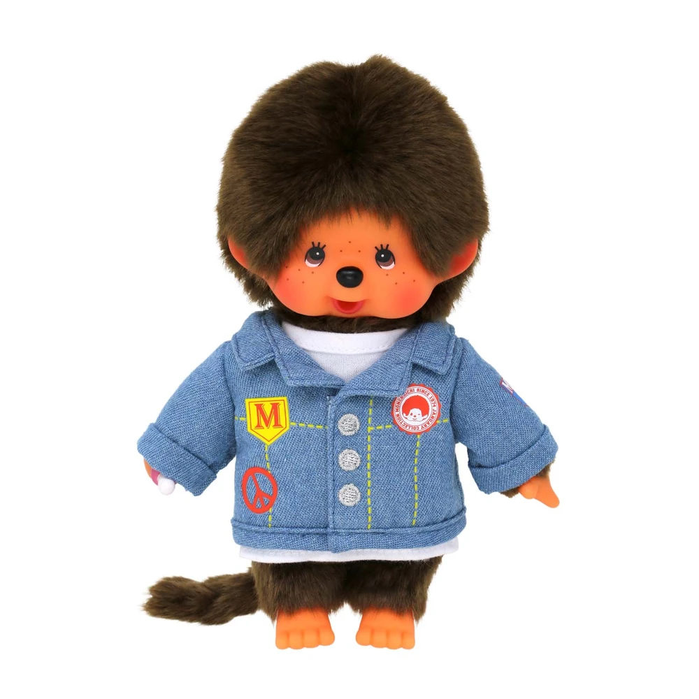 Monchhichi - Peluche Monchhichi veste en jean