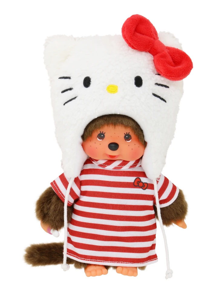 Monchhichi - Peluche Monchhichi Hello Kitty