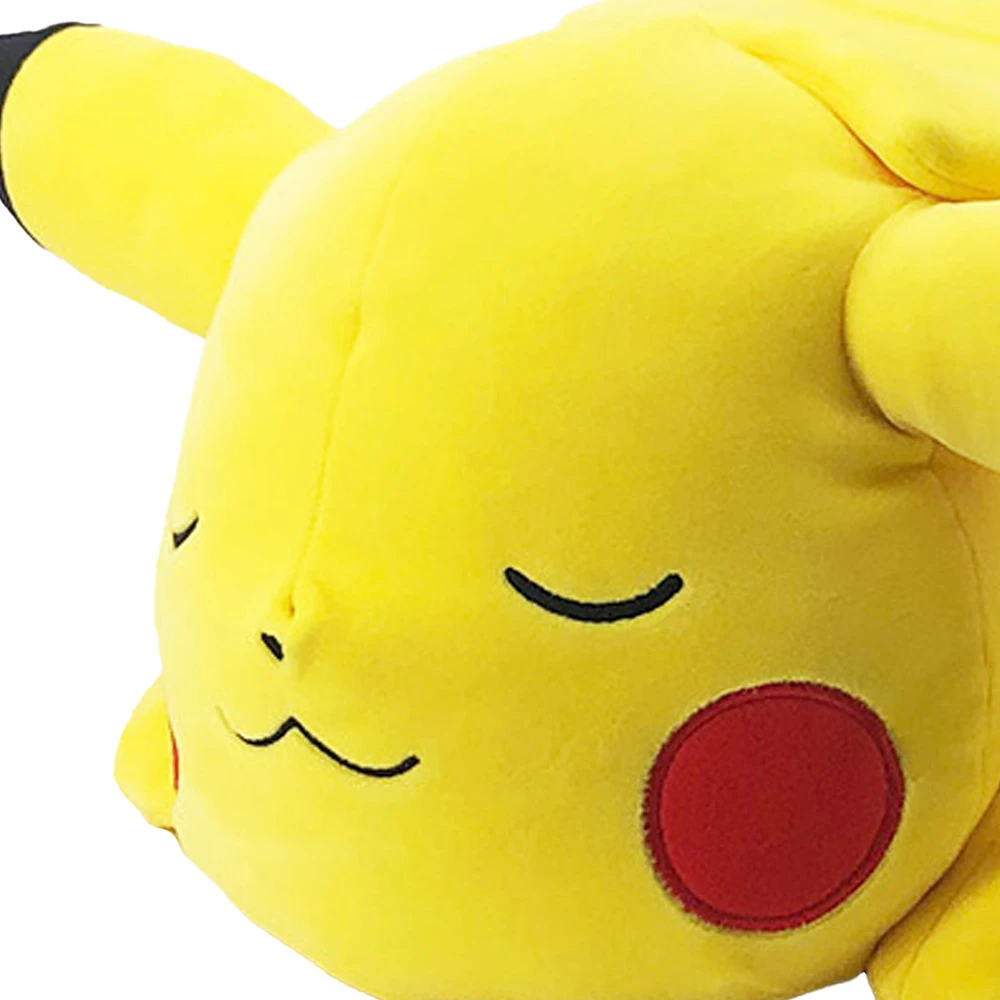 Pokémon - Peluche Pikachu 40cm qui dort - Peluche Pokémon toute douce – Image 4