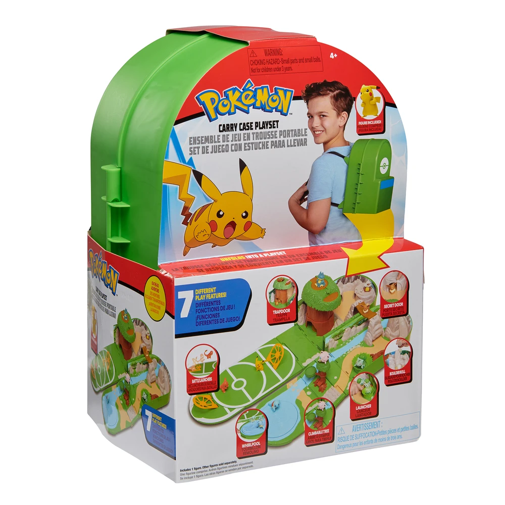 Pokémon - Sac à dos du dresseur - Univers de Jeu Pokémon avec mini-jeux - Sac Accessoire qui se transforme en Arène Pokémon – Image 4